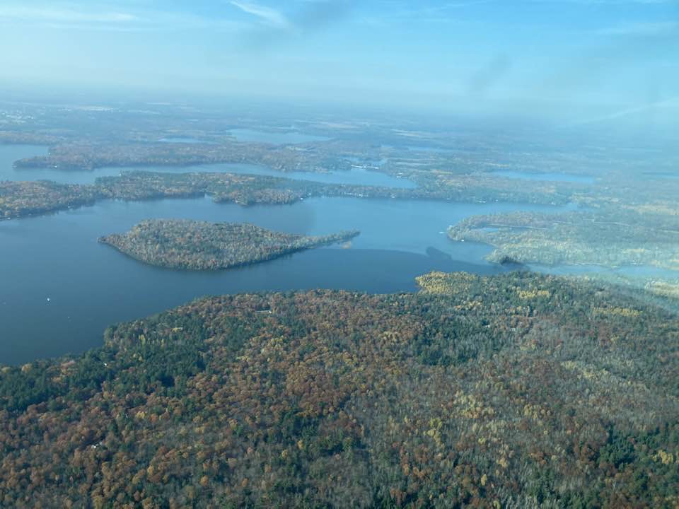Eagle River Chain Aerial View