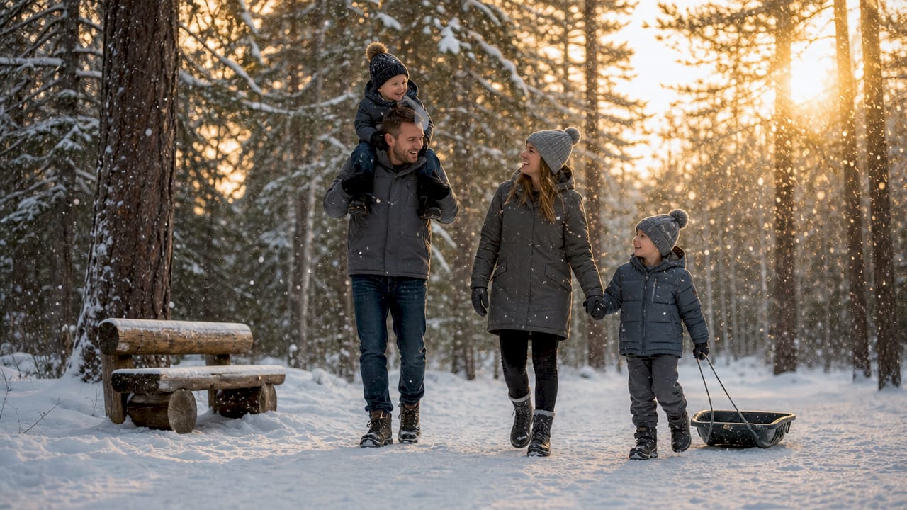 Featured image for “Family Snowshoe Adventure at Wisconsin Resorts”
